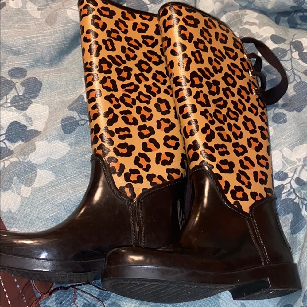 Coach rain boots